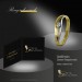 Silberdream GoldDream Gold Ring Welle Zirkonia weiß Gr.58 333er Gelbgold GDR510T58 Kostenlose Rückgabe