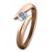 Silberdream GoldDream Gold Ring Big Zirkonia weiß Gr.60 333er Rosegold GDR512E60