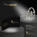 Silberdream GoldDream Gold Ring Gr.58 Ranke Zirkonia 333er Weißgold GDR515J58 Auslauf