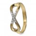 Silberdream GoldDream Gold Ring Infinity Gr.60 Zirkonia 333er Gelbgold GDR519Y60