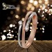 Silberdream GoldDream Gold Ring Boho zweifarbig Zirkonia Gr.60 333er Rosegold GDR532E60 Schlussverkauf