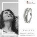 Silberdream SilberDream Ring Double Zirkonia weiß Gr.58 aus 925er Silber SDR416W58 Versandkostenfrei