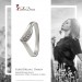 Silberdream SilberDream Ring Wave Zirkonia weiß Gr.58 aus 925er Silber SDR421W58 Black Friday