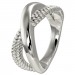 Silberdream SilberDream Ring Crossed Gr.62 Silberring aus 925er Silber SDR413J62
