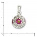 Silberdream SilberDream Glitzer Anhänger 925 Zirkonias Blume GSH301 Neuheiten