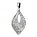 Silberdream SilberDream Ketten Anhänger -Orient- Zirkonia weiß 925 Silber SDH4376W