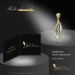 Silberdream GoldDream Kettenanhänger Wellen Zirkonia 333 Gold Anhänger Echtschmuck GDH501Y Kauf eins, bekomm eins gratis