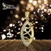 Silberdream GoldDream Kettenanhänger Blatt Zirkonia 333 Gold Anhänger Echtschmuck GDH5060Y Sonderangebot der Fabrik