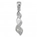 Silberdream SilberDream Ketten Anhänger Zopf Zirkonia weiß 925er Sterling Silber SDH404W Bis zu 55% Rabatt