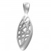 Silberdream SilberDream Ketten Anhänger Oval Zirkonia weiß 925 Silber SDH433W Riesige Rabatte