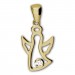 Silberdream GoldDream Kettenanhänger Engel Zirkonia weiß 333 Gold Echtschmuck GDH5063Y Fabrikladen